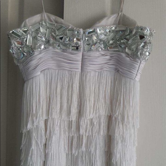 Sherri Hill white cocktail dress! Size 0. - Picture 4 of 4